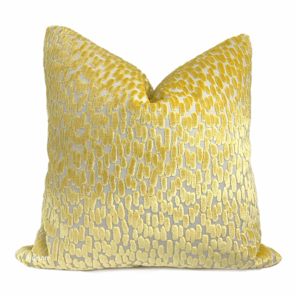 Canary yellow best sale throw pillows