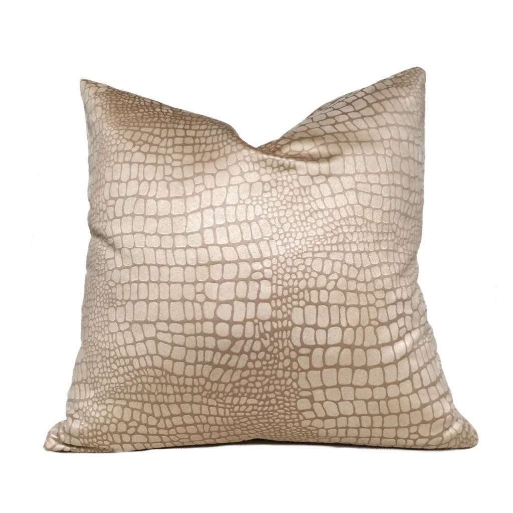 Dundee Plaid Pillow Cover outlets in Ivory, Designer Pillow Covers, Decorative Pillows