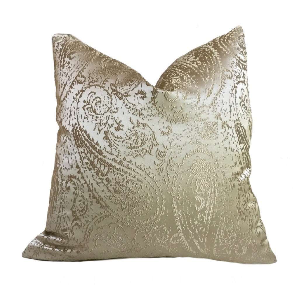 S/2 2024 RESTORATION HARDWARE Italian PAISLEY KING SHAM PILLOW COVER Pillowcase 32x24