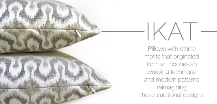 Ikat, Ethnic & Tribal Pillows