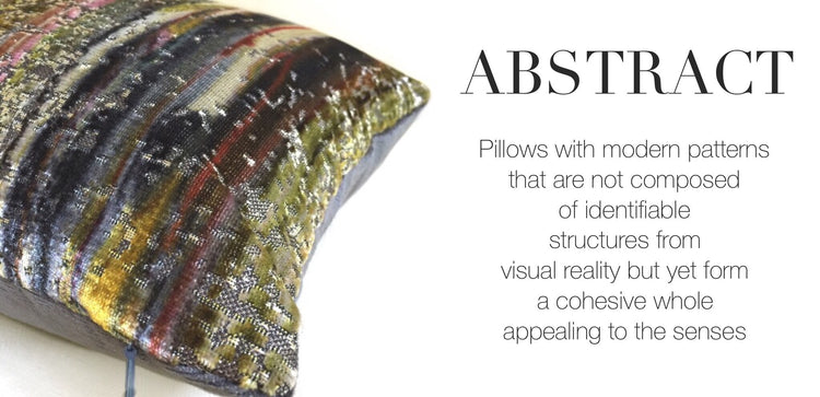 Abstract, Modern & Contemporary Pillows