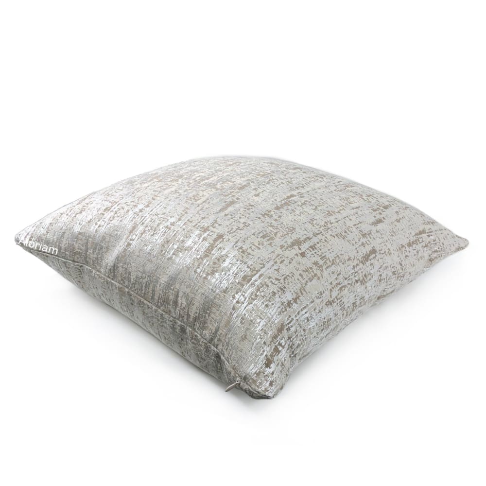 Emmanuel Pearl Ecru Modern Texture Pillow Cover - Aloriam