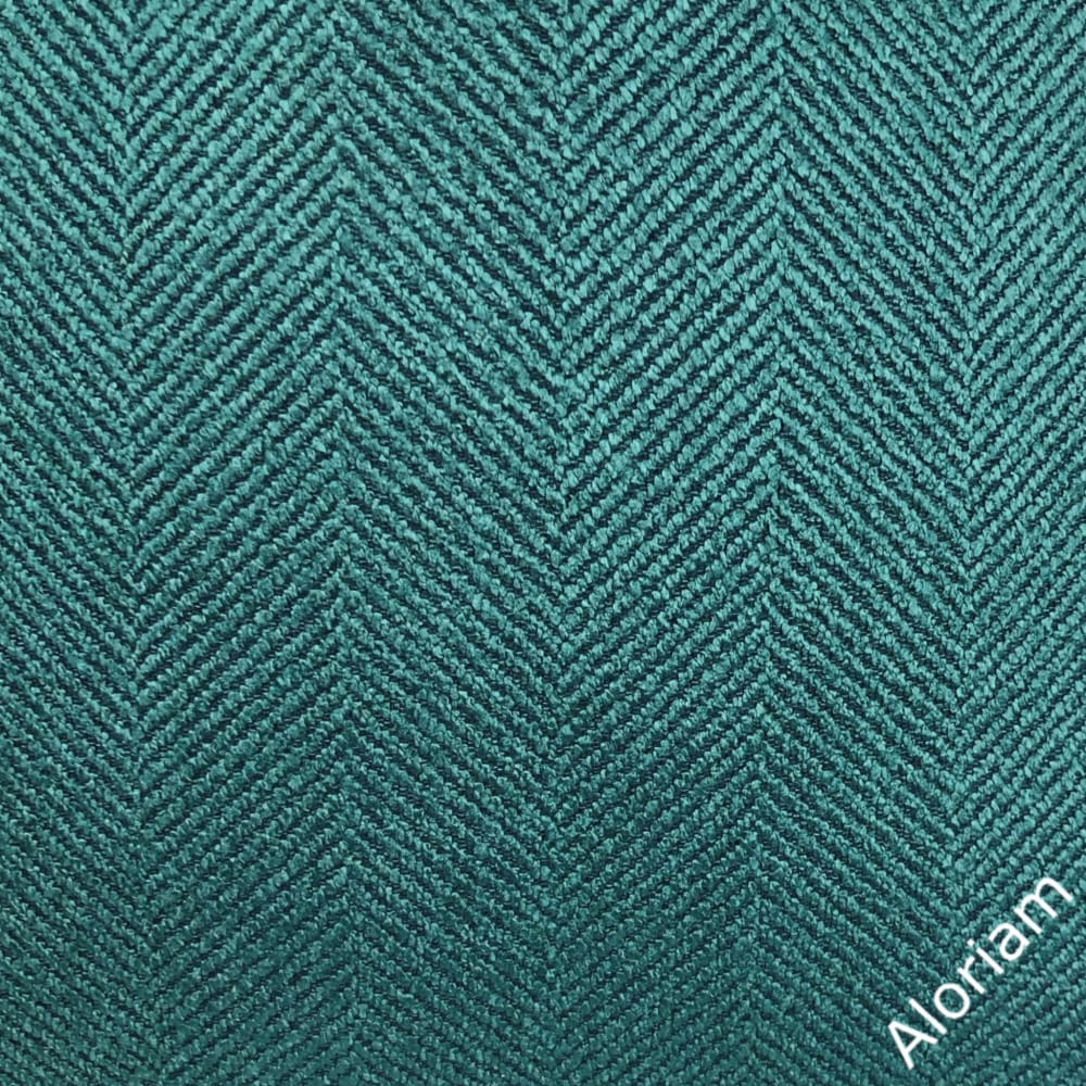 Parker Teal Green Herringbone Chevron Pillow Cover - Aloriam