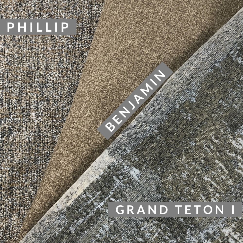 Phillip Brown Gray Mix Texture Pillow Cover - Aloriam