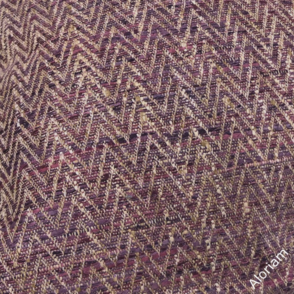 Pindler Beringer Purple Beige Texture Herringone Pillow Cover - Aloriam