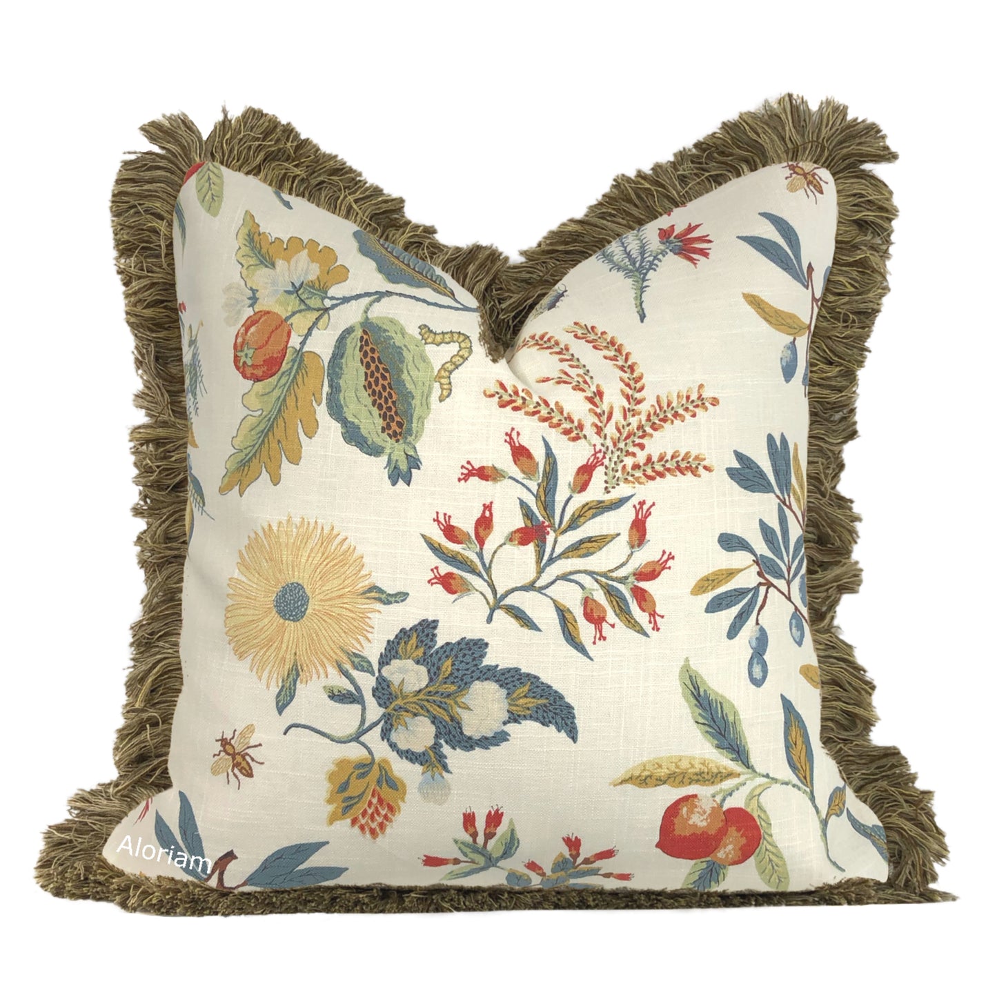 French General Fleur Botanical Pillow Cover