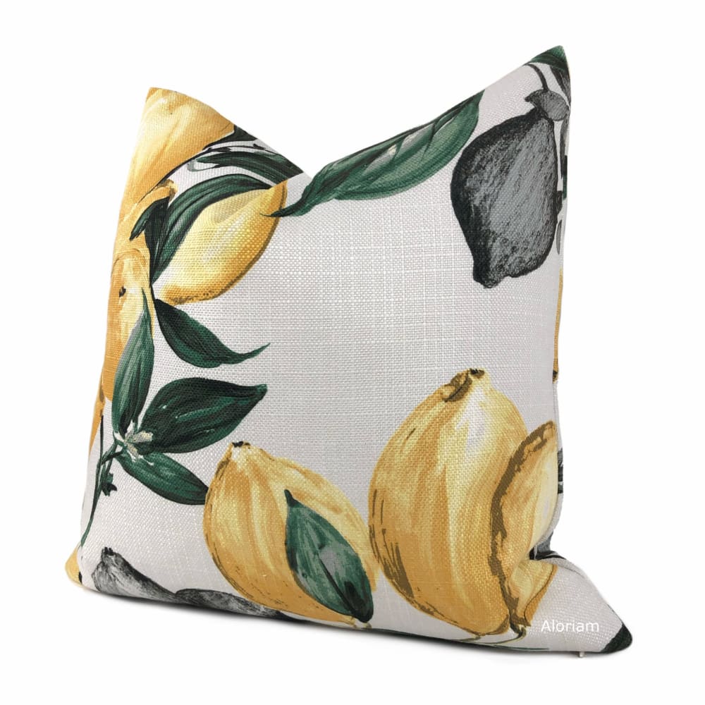 Amalfi Lemon Tree Print Pillow Cover - Aloriam