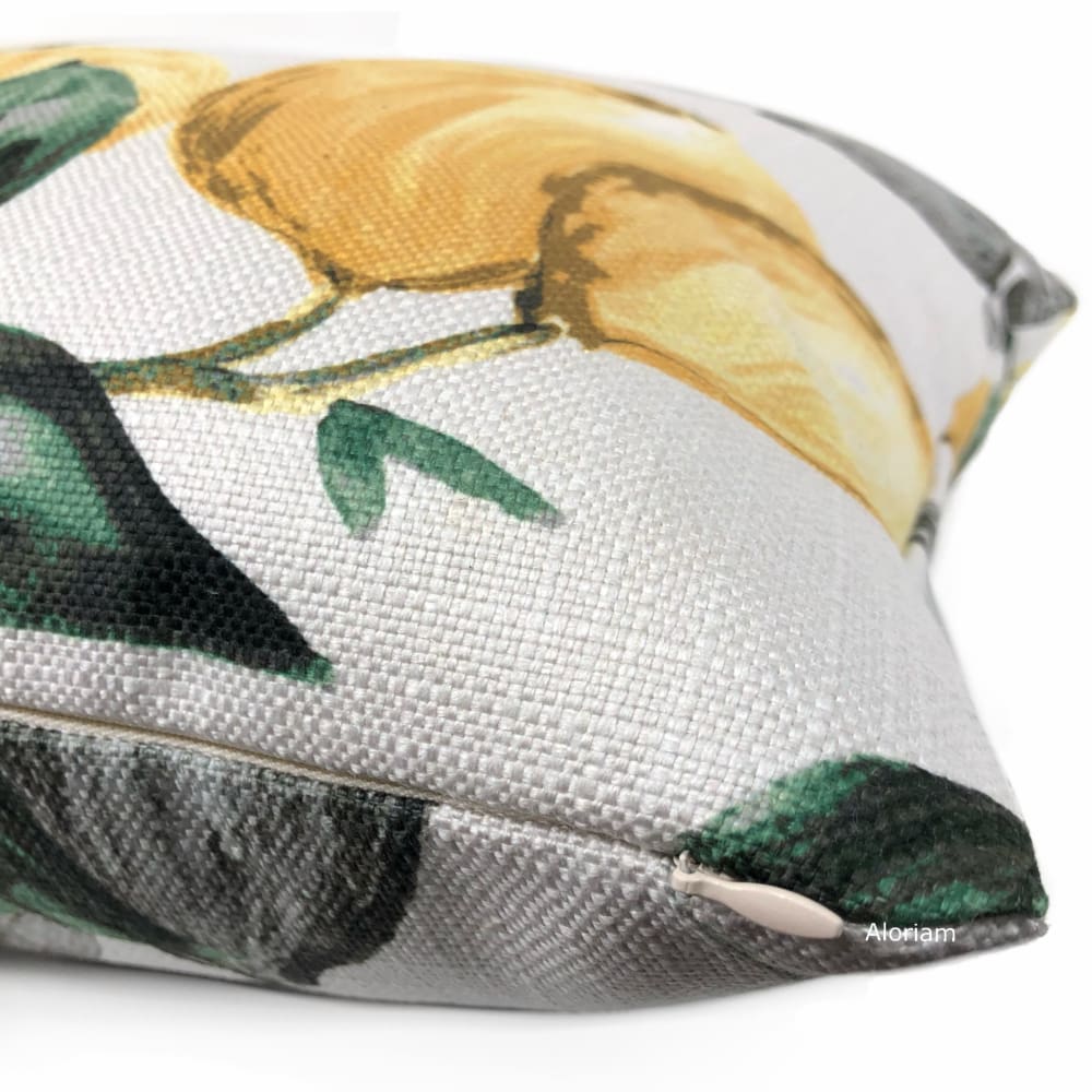 Amalfi Lemon Tree Print Pillow Cover - Aloriam