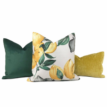 Amalfi Lemon Tree Print Pillow Cover - Aloriam