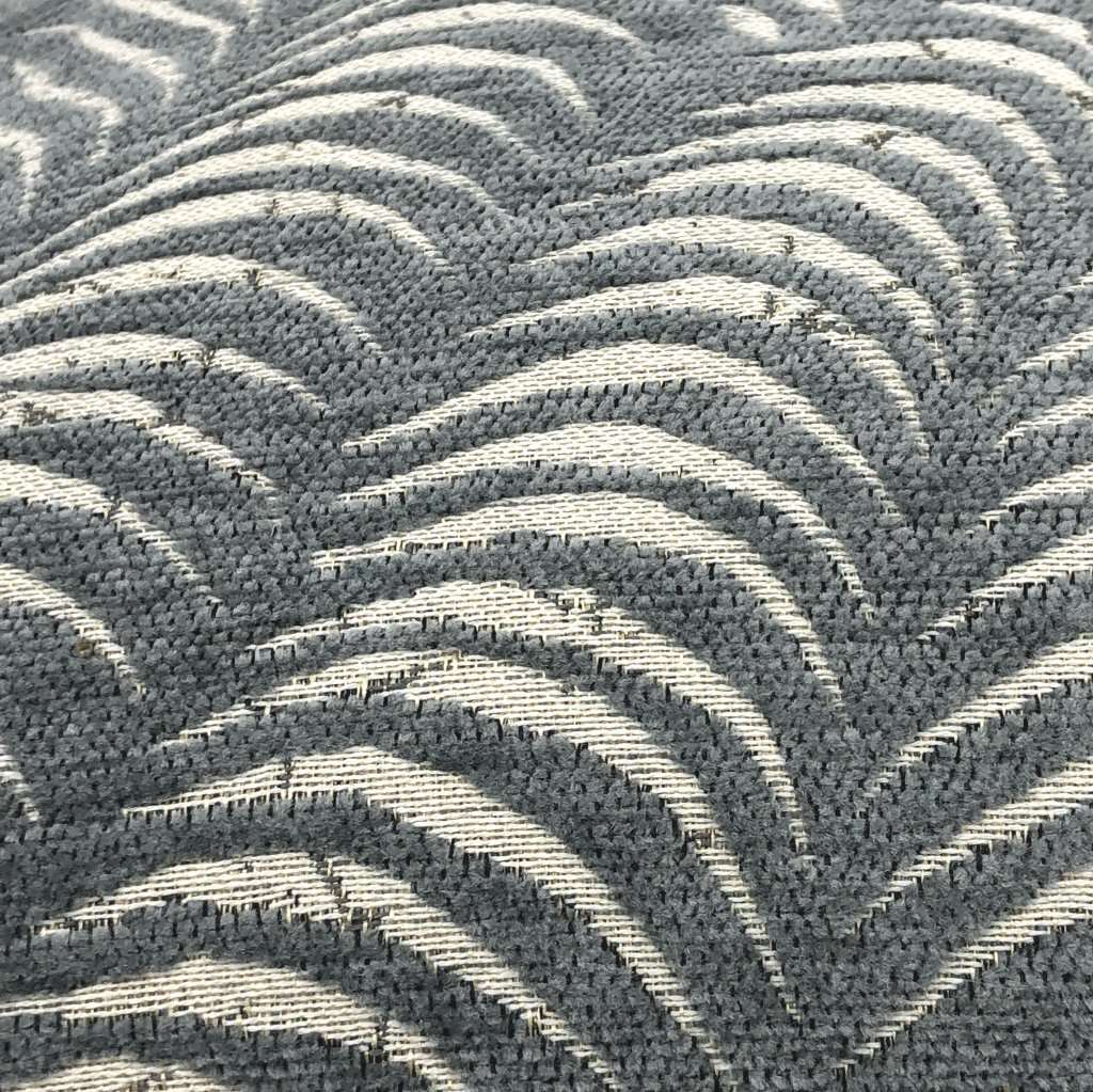 Arcadia Slate Gray-Blue Botanical Ferns Chenille Pillow Cover Cushion Pillow Case Euro Sham 16x16 18x18 20x20 22x22 24x24 26x26 28x28 Lumbar Pillow 12x18 12x20 12x24 14x20 16x26 by Aloriam