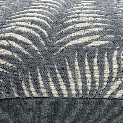 Arcadia Slate Gray-Blue Botanical Ferns Chenille Pillow Cover Cushion Pillow Case Euro Sham 16x16 18x18 20x20 22x22 24x24 26x26 28x28 Lumbar Pillow 12x18 12x20 12x24 14x20 16x26 by Aloriam