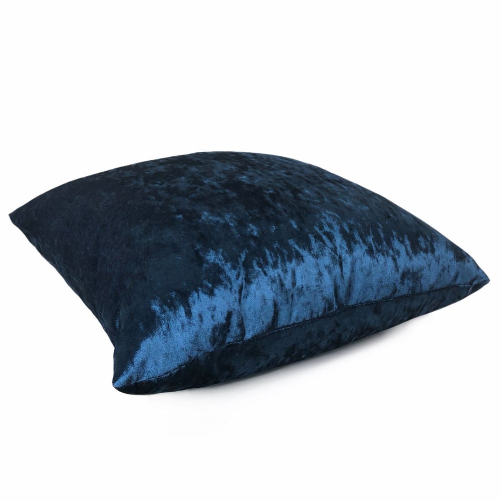 Arcturo Sapphire Blue Tonal Velvet Pillow Cover - Aloriam