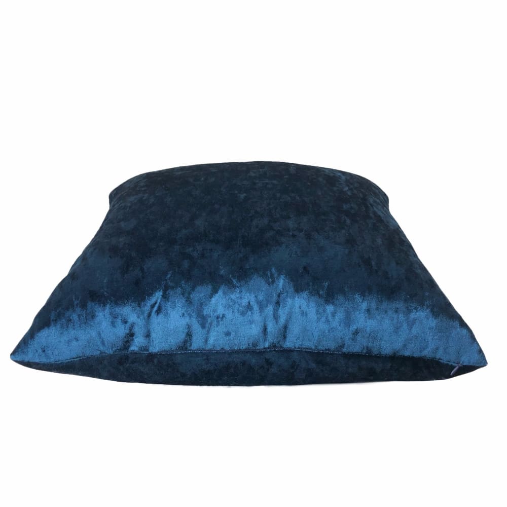 Arcturo Sapphire Blue Tonal Velvet Pillow Cover - Aloriam