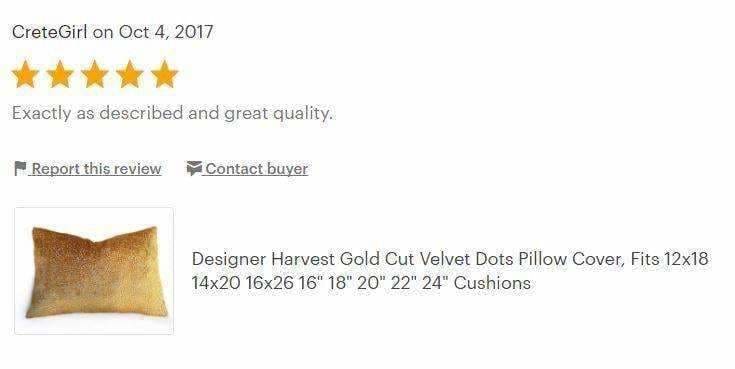 Ascott Harvest Gold Abstract Cut Velvet Dots Pillow Cover Cushion Pillow Case Euro Sham 16x16 18x18 20x20 22x22 24x24 26x26 28x28 Lumbar Pillow 12x18 12x20 12x24 14x20 16x26 by Aloriam