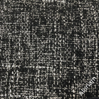 Bailey Black Tweed Textured Pillow Cover - Aloriam