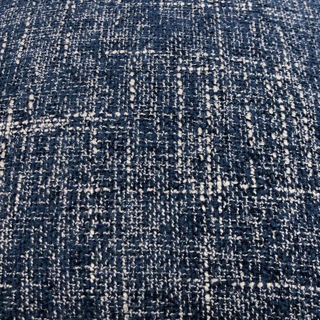 Bailey Ocean Blue Tweed Textured Pillow Cover Cushion Pillow Case Euro Sham 16x16 18x18 20x20 22x22 24x24 26x26 28x28 Lumbar Pillow 12x18 12x20 12x24 14x20 16x26 by Aloriam