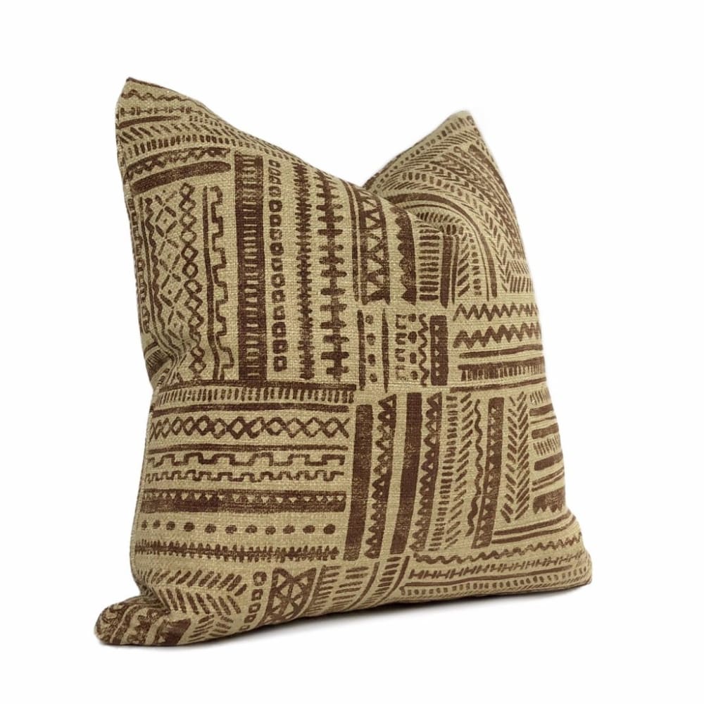 Banba African Ethnic Mudcloth Print Pillow Cover - Aloriam