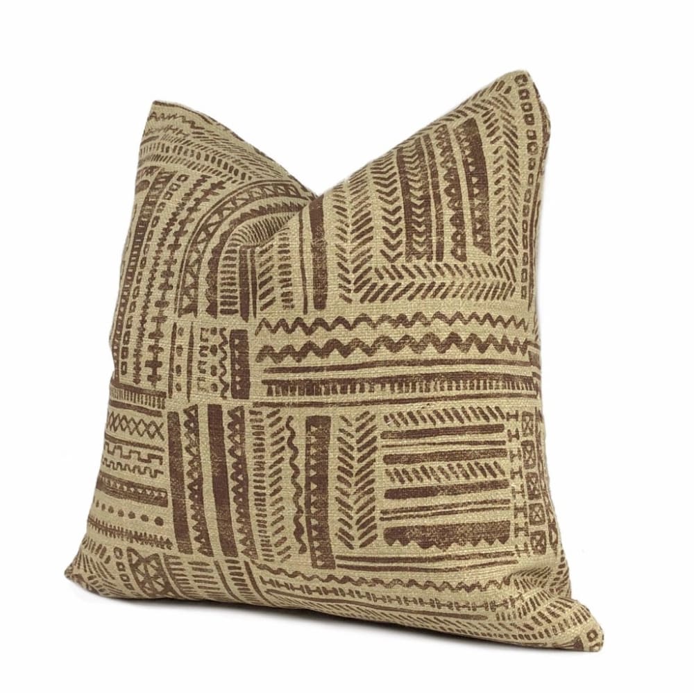 Banba African Ethnic Mudcloth Print Pillow Cover - Aloriam