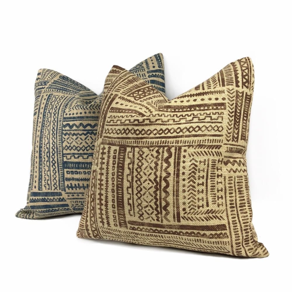 Banba African Ethnic Mudcloth Print Pillow Cover - Aloriam