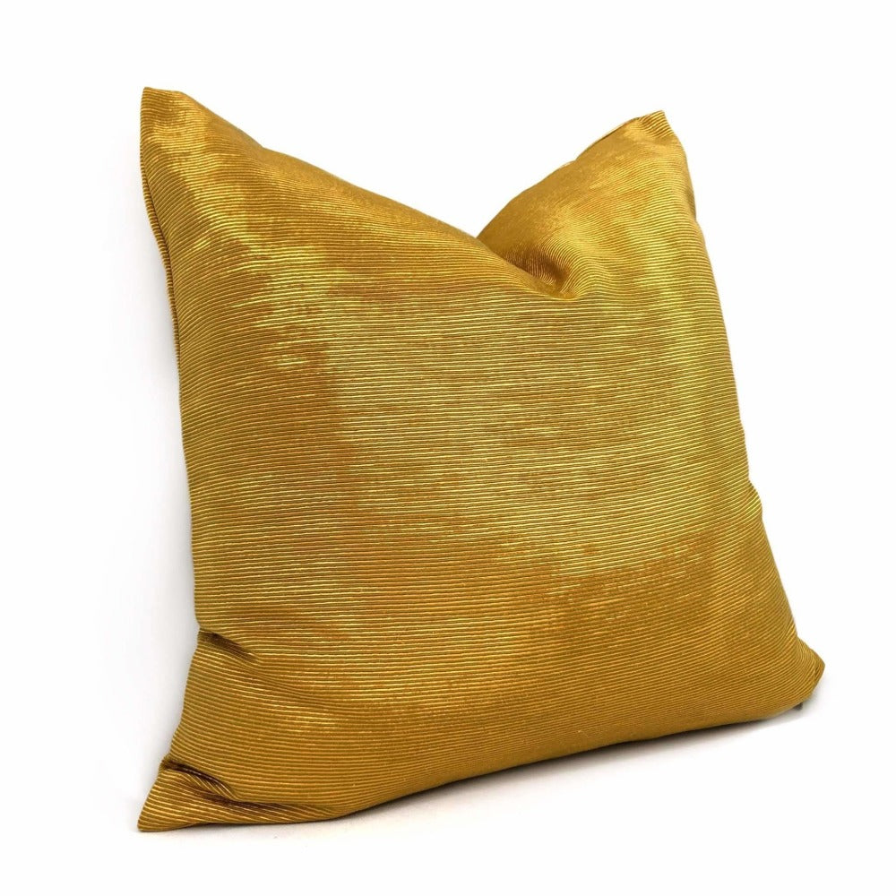 Beacon Hill 24 Karat Gold Moire Lumbar Pillow 12x18 12x20 12x24 14x20 16x26