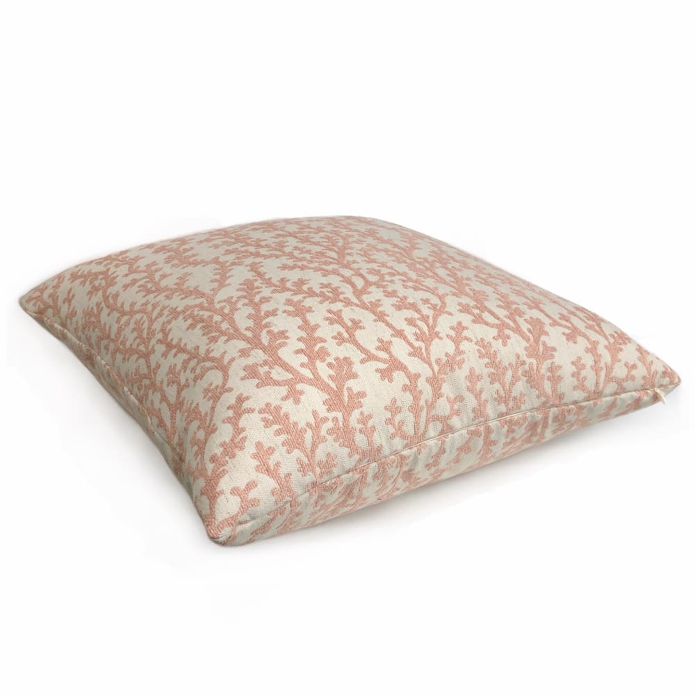 Beatrix Blush Pink Floral Vine Pillow Cover - Aloriam