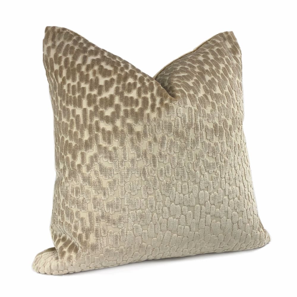 Bellini Sahara Sands Cut Velvet Dots Pillow Cover - Aloriam