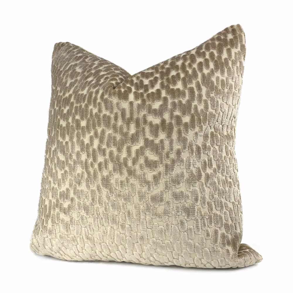 Bellini Sahara Sands Cut Velvet Dots Pillow Cover - Aloriam