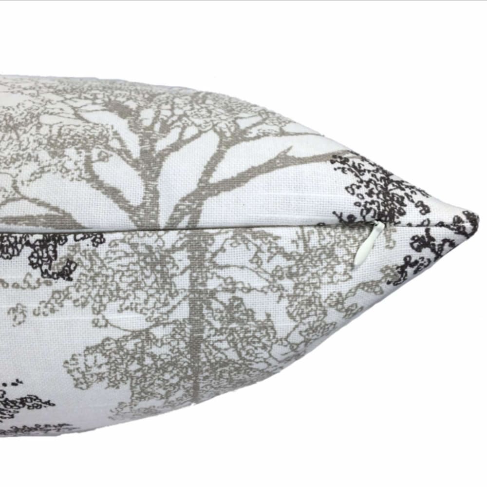 Black & White Tree Silhouette Toile Pillow Cushion Cover - Aloriam