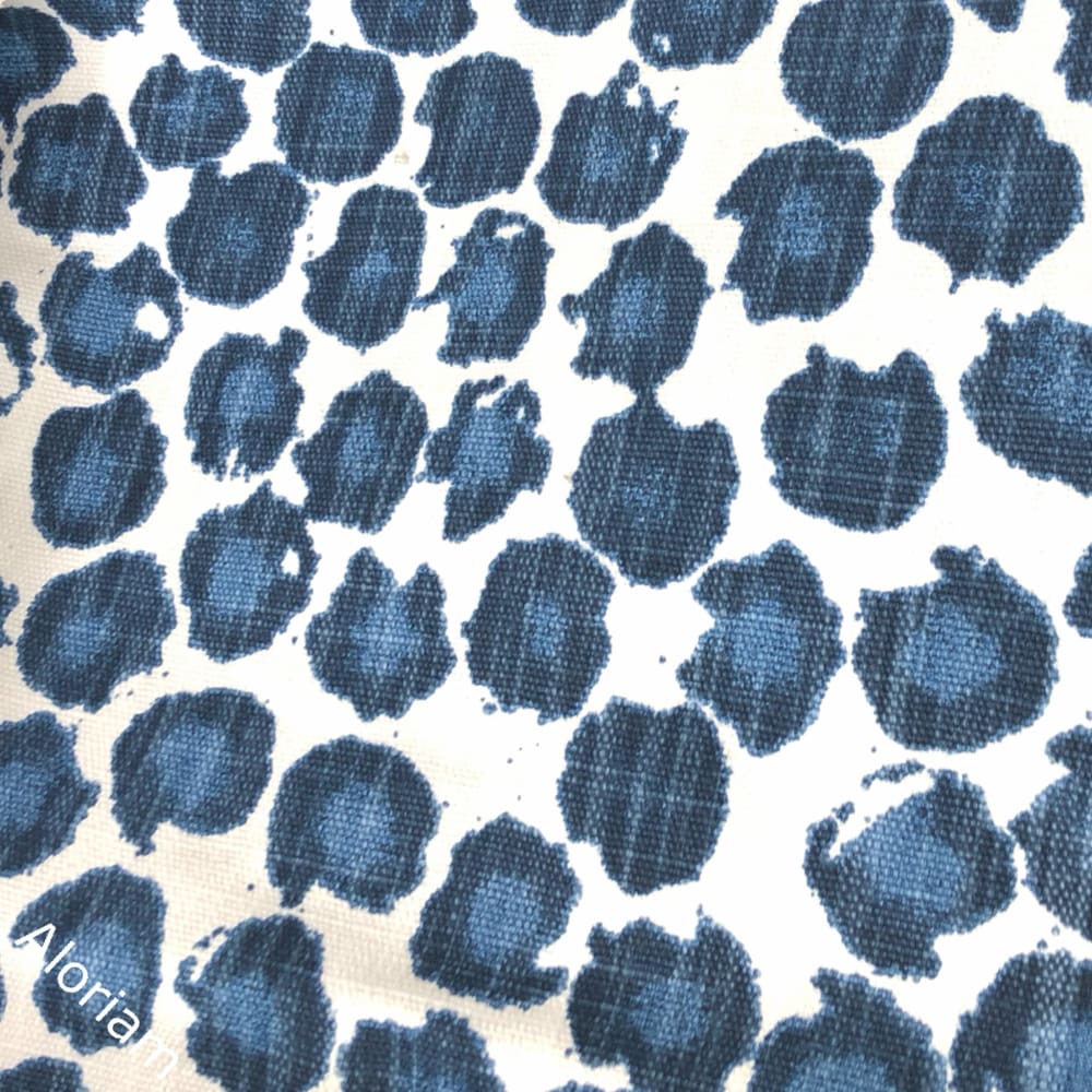 Blair Modern Blue White Dots Pillow Cover - Aloriam