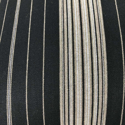 Bond Street Black Gray Taupe Pinstripe Throw Pillow 16x16 18x18 20x20 22x22