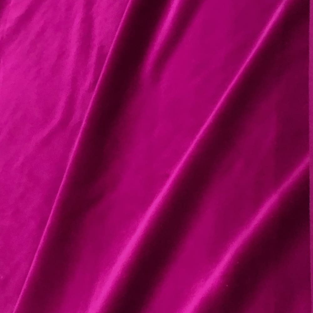 Brunswick Fuchsia Pink Cotton Velvet Pillow Cover - Aloriam