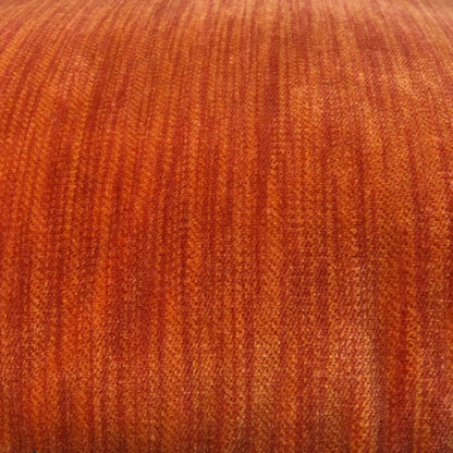 Bryant Orange Strie Velvet Pillow Cover - Aloriam