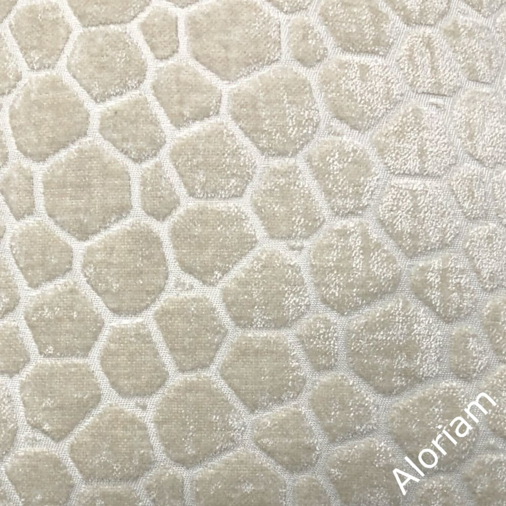 Carrick Cream Modern Geometric Chenille Pillow Cover - Aloriam