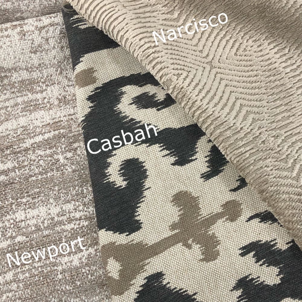 Casbah Charcoal Taupe Beige Ethnic Ikat Pillow Cover (Made from Lacefield Designs Fabric) - Aloriam