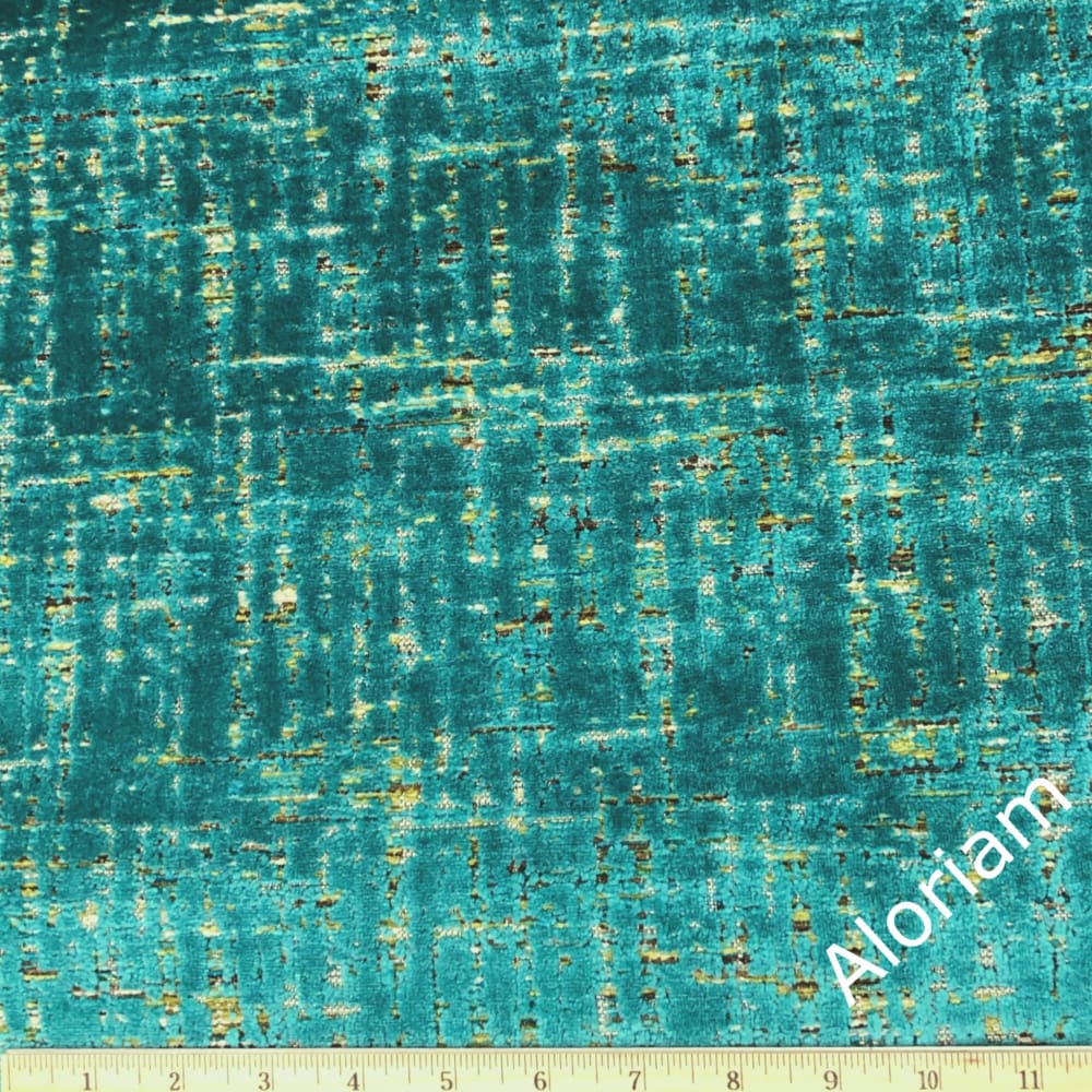 Cassidy Teal Green Tweed Textured Velvet Pillow Cover - Aloriam