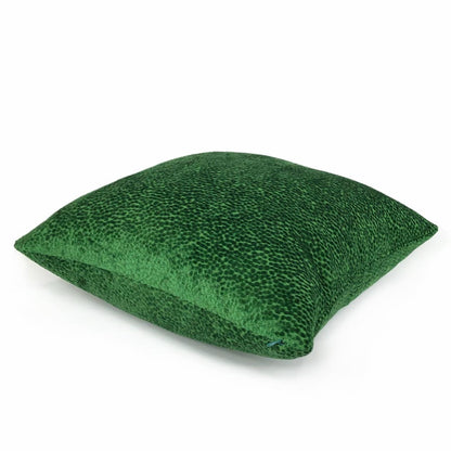 Comtessa Emerald Green Velvet Dots Pillow Cover - Aloriam