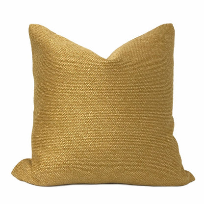 Curtis Gold Basketweave Texture Pillow Cover - Aloriam