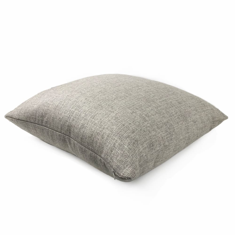 Curzon Light Gray Heather Basketweave Pillow Cover - Aloriam