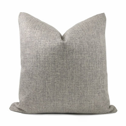 Curzon Light Gray Heather Basketweave Pillow Cover - Aloriam