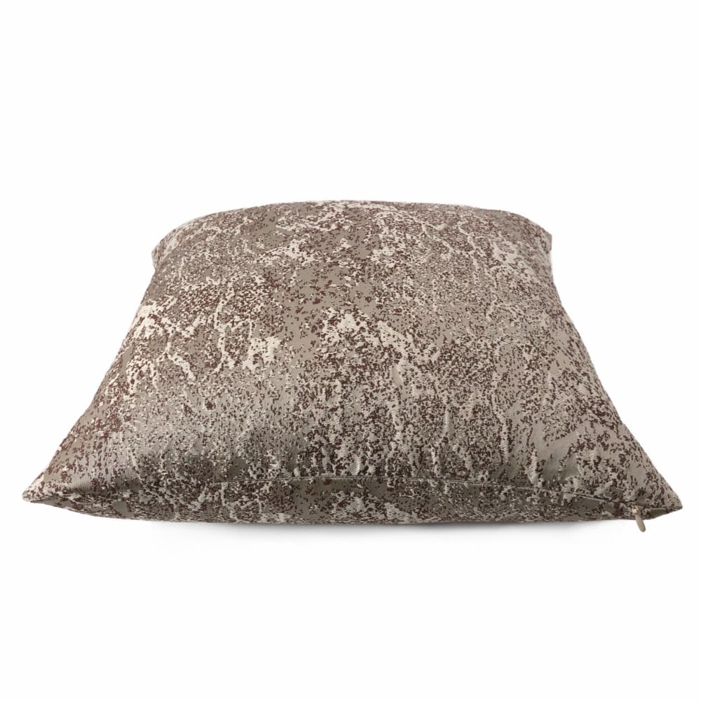 Denali Brown Abstract Texture Pillow Cover - Aloriam