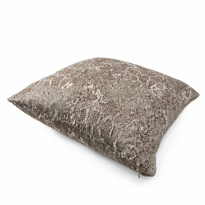 Denali Brown Abstract Texture Pillow Cover - Aloriam