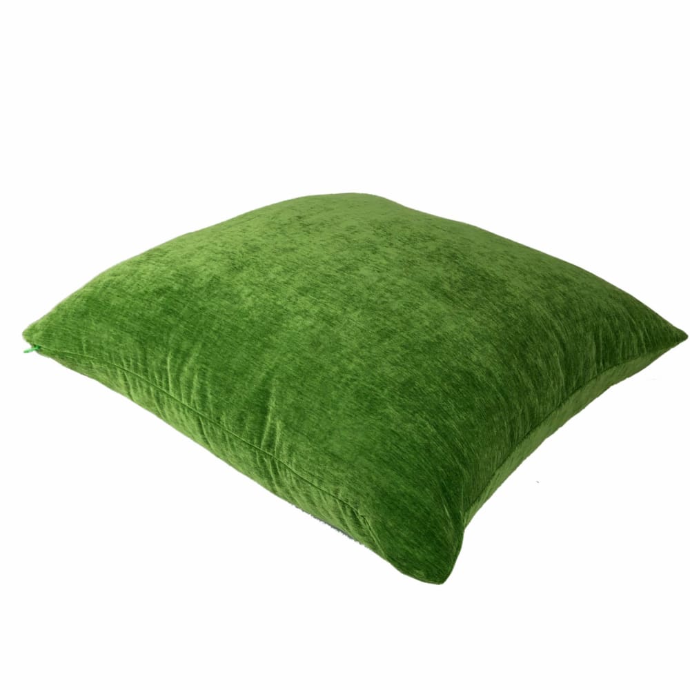 Dynasty Envy Green Chenille Velvet Pillow Cover - Aloriam