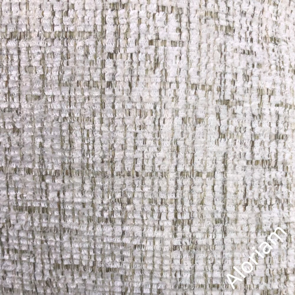 Elliot White Oatmeal Textured Chenille Pillow Cover - Aloriam