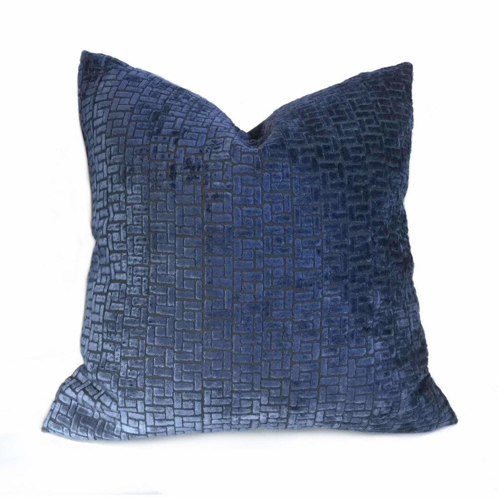 Blue velvet euro sham best sale