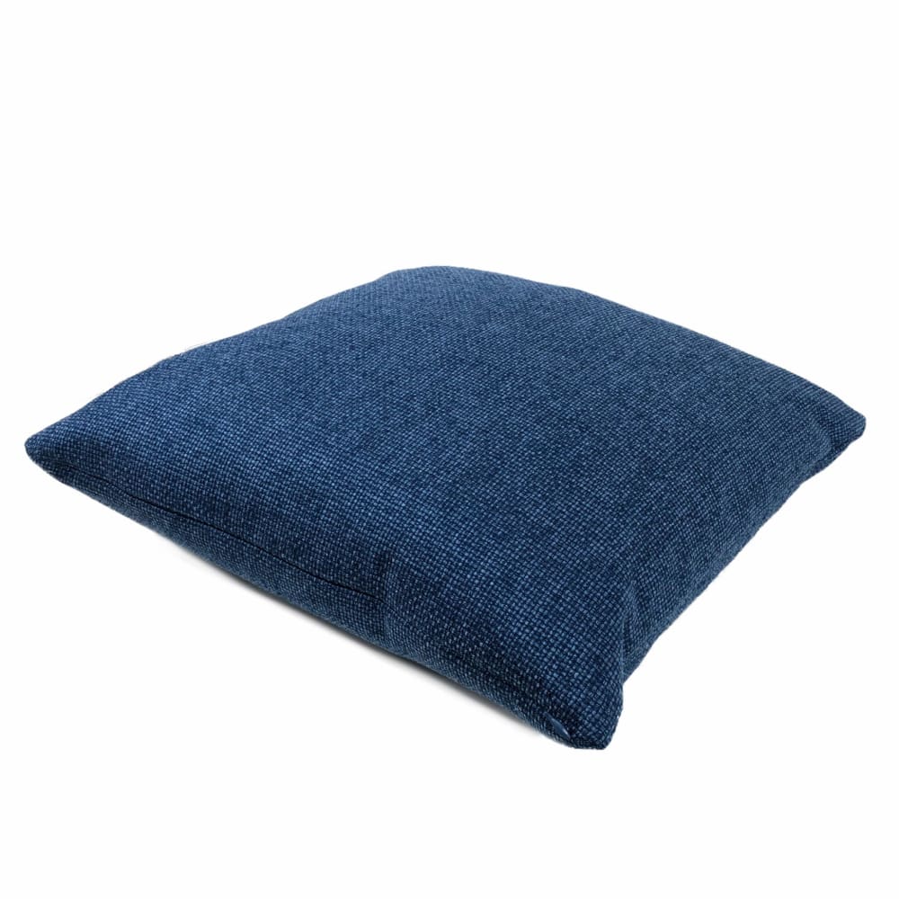 Frazier Marine Blue Basketweave Pillow Cover - Aloriam