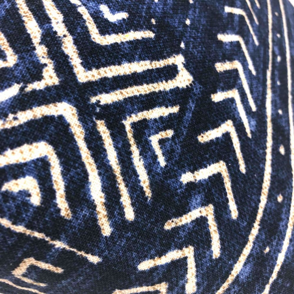 Large Masculine outlet Indigo Mudcloth, New Fabric, Handmade