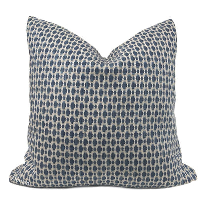 Graham Blue Beige Checks Pillow Cover - Aloriam