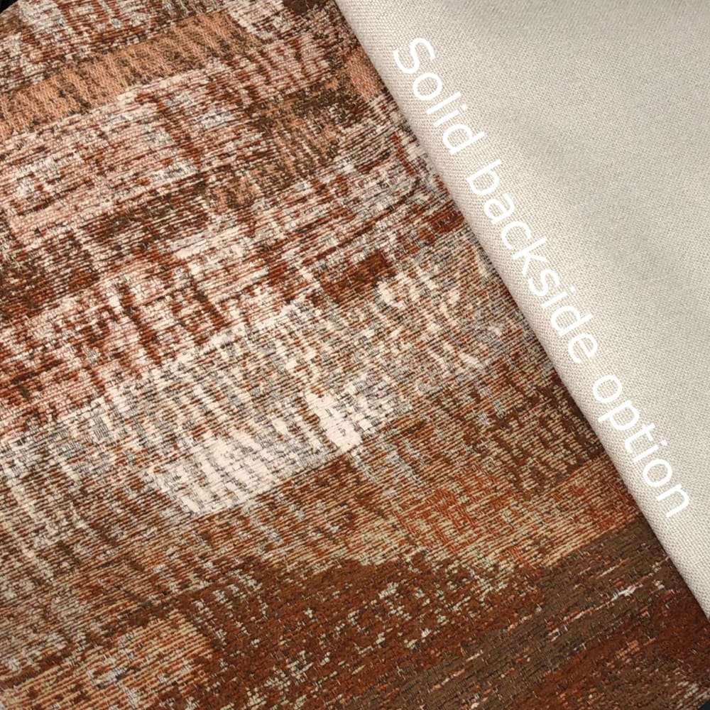 Grand Teton IV Rust Terracotta Brown Texture Pillow Cover - Aloriam