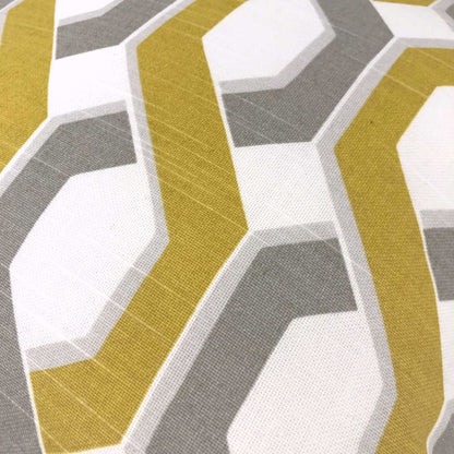 Gray Yellow White Twisted Geometric Stripe Pillow Cover Cushion Pillow Case Euro Sham 16x16 18x18 20x20 22x22 24x24 26x26 28x28 Lumbar Pillow 12x18 12x20 12x24 14x20 16x26 by Aloriam