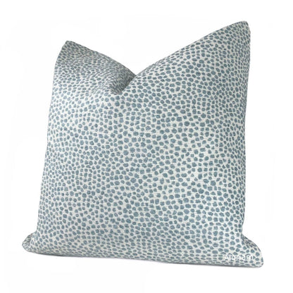 Harper Mineral Green Chenille Dots Pillow Cover - Aloriam